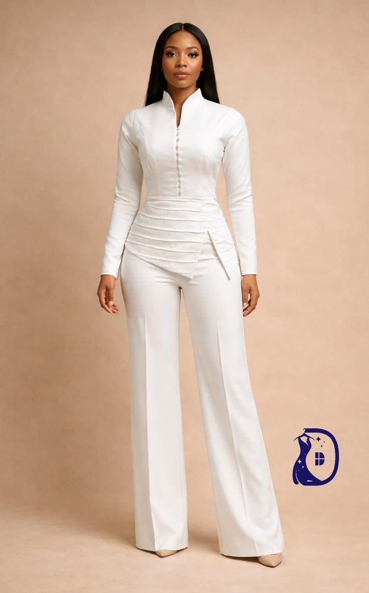 White Blazer Set for Dinner and Awards